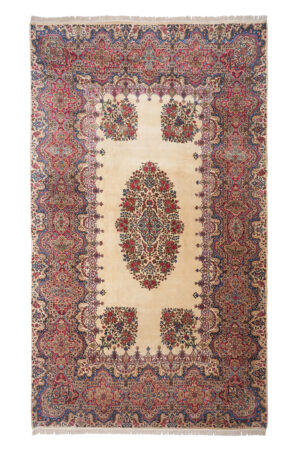 Antique Persian Laver Kerman - Rebirth