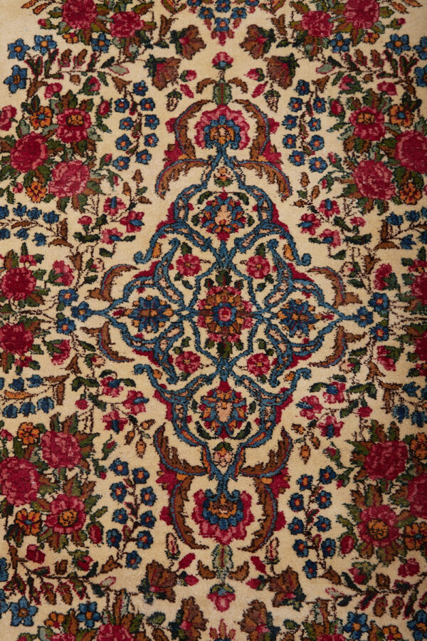 Antique Persian Laver Kerman - Rebirth