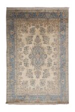 Antique Persian Laver Kerman - Riversong