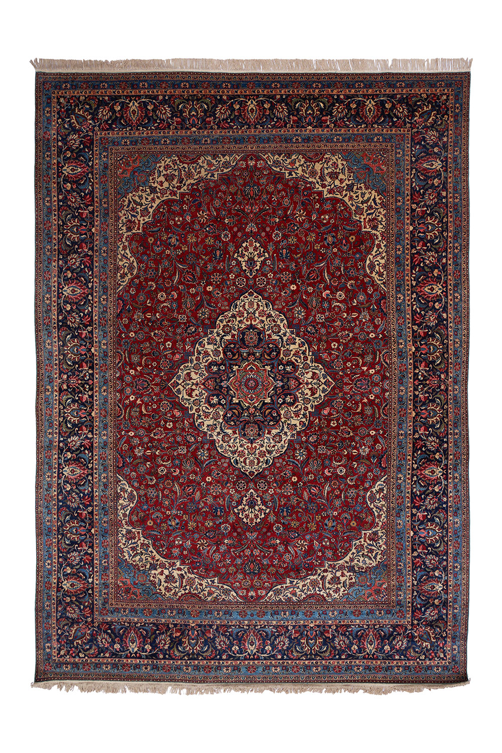 Antique Persian Royal Kashan – Depth