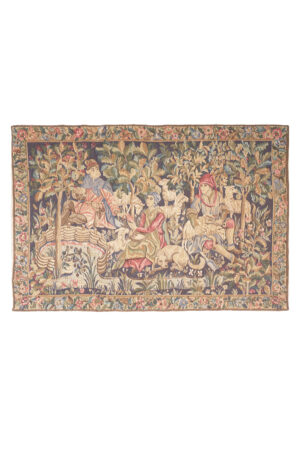 French Aubusson Needlepoint Tapestry - Meadow