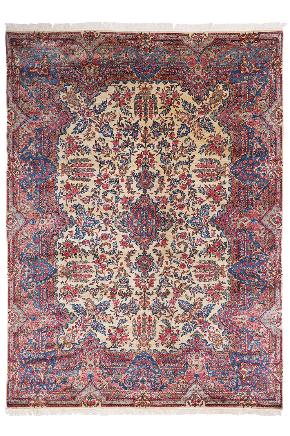 Antique Persian Laver Kerman – Gilded