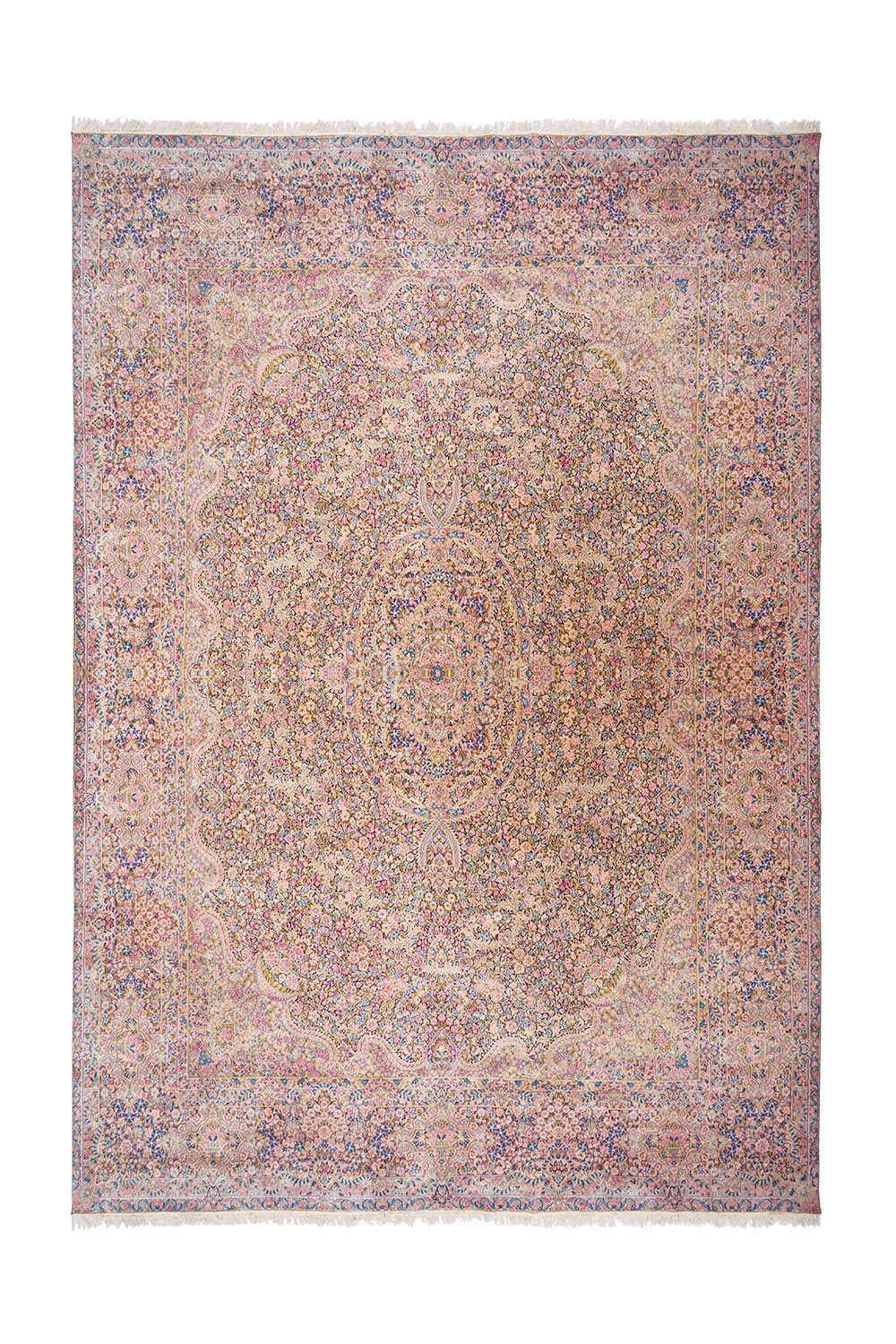 Antique Persian Laver Kerman – Labyrinth