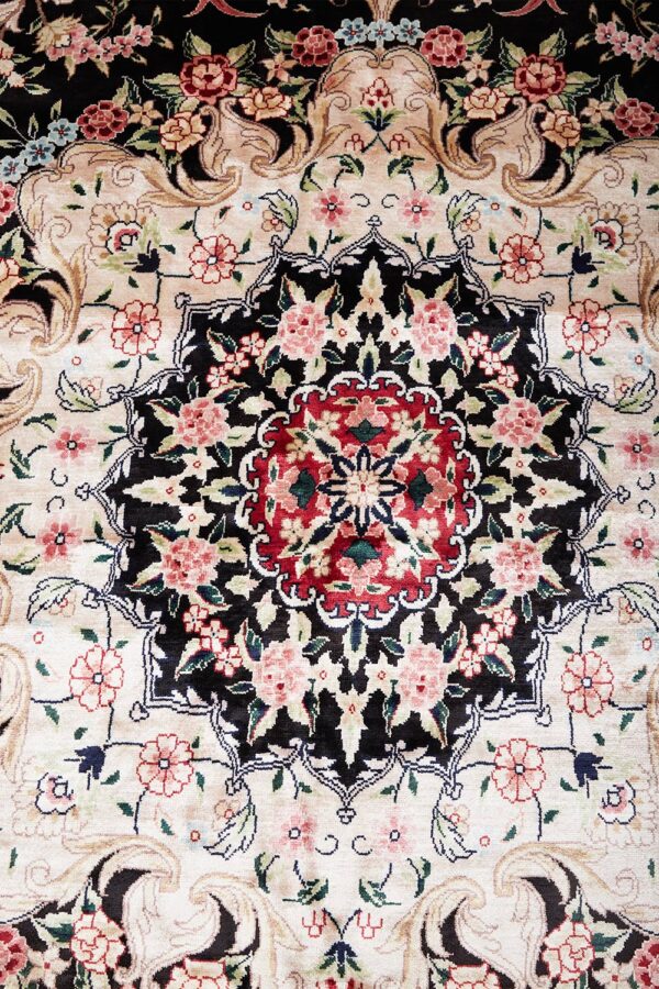 Superfine Silk on Silk Hereke - Obsidian