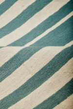 Woollen Flatweave Rug - Cerulean