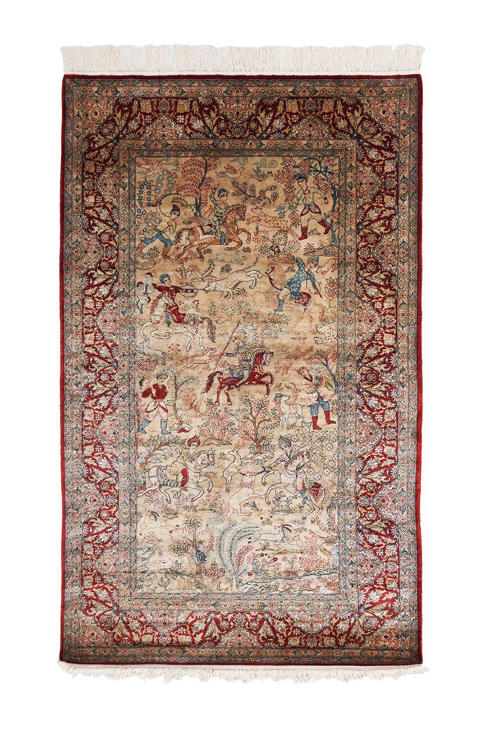 Highknotted Silk on Silk – Hunter Gatherer