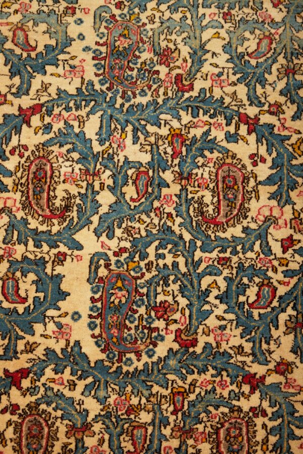 Antique Kashan Qum Kapi - Astral