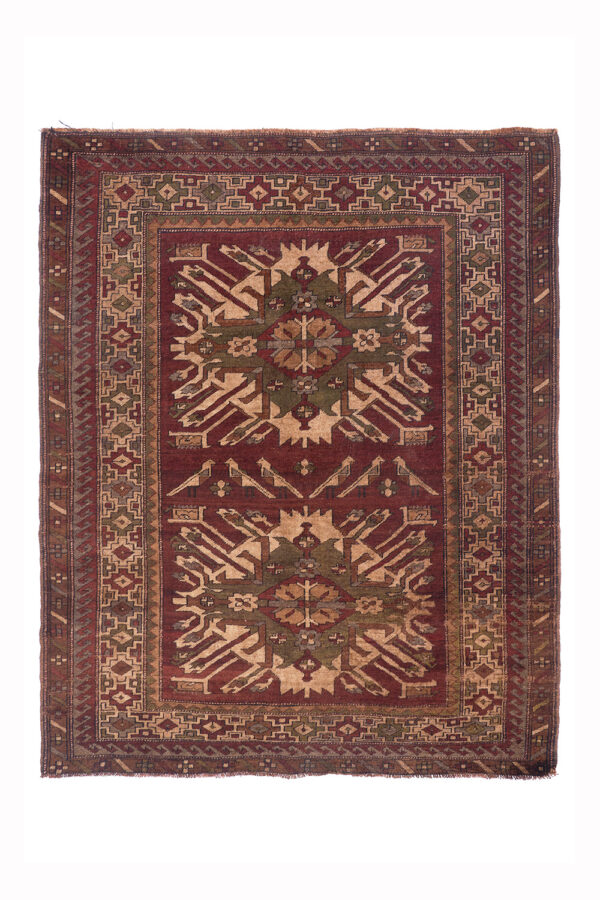 Vintage Tribal Turkish Kazak - Golden Eye