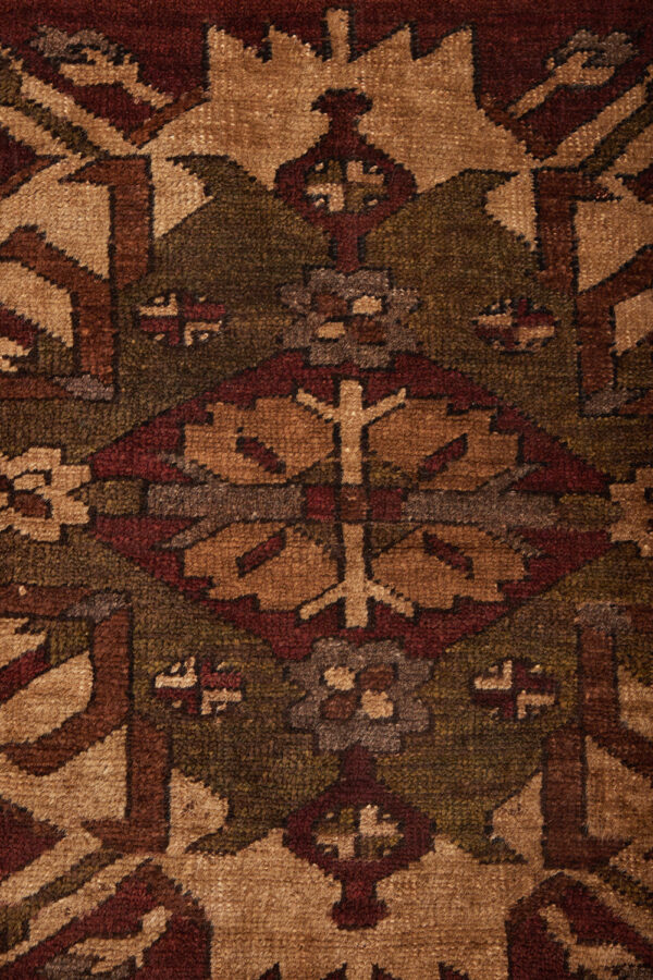 Vintage Tribal Turkish Kazak - Golden Eye
