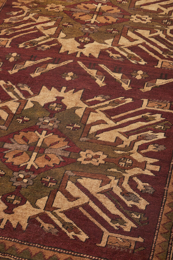 Vintage Tribal Turkish Kazak - Golden Eye