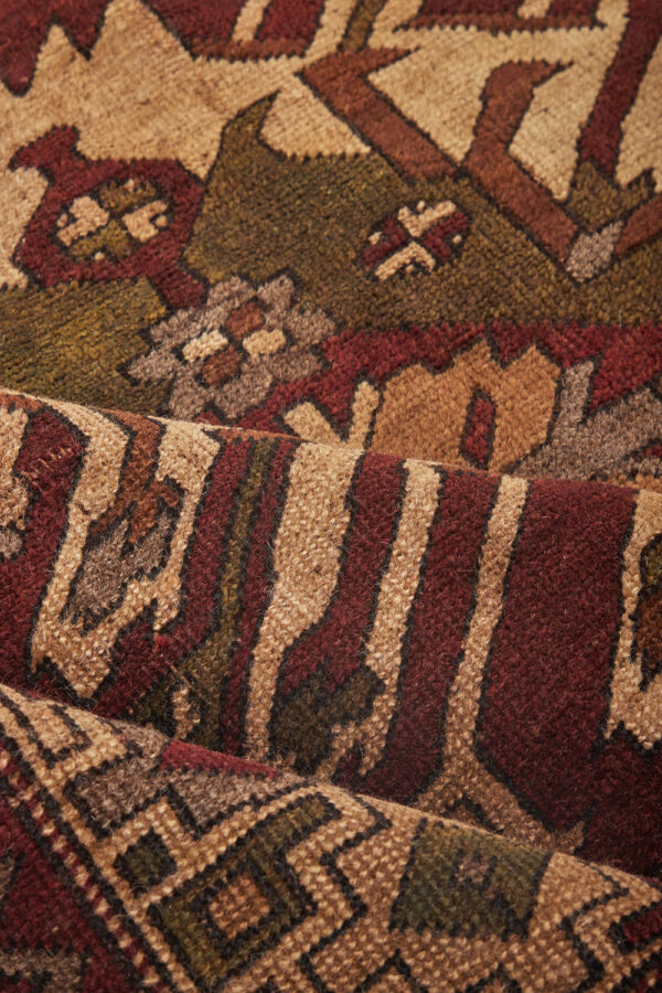 Vintage Tribal Turkish Kazak - Golden Eye