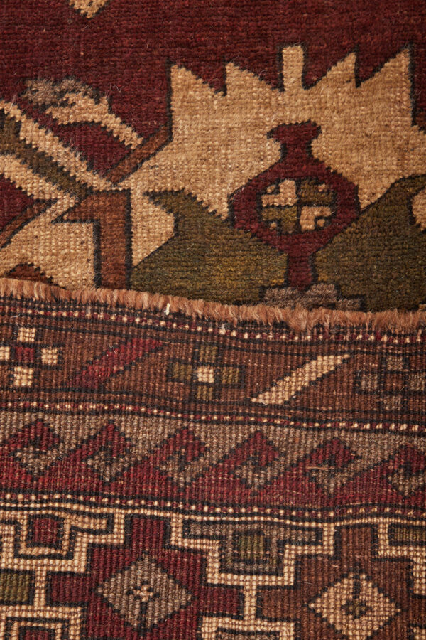 Vintage Tribal Turkish Kazak - Golden Eye