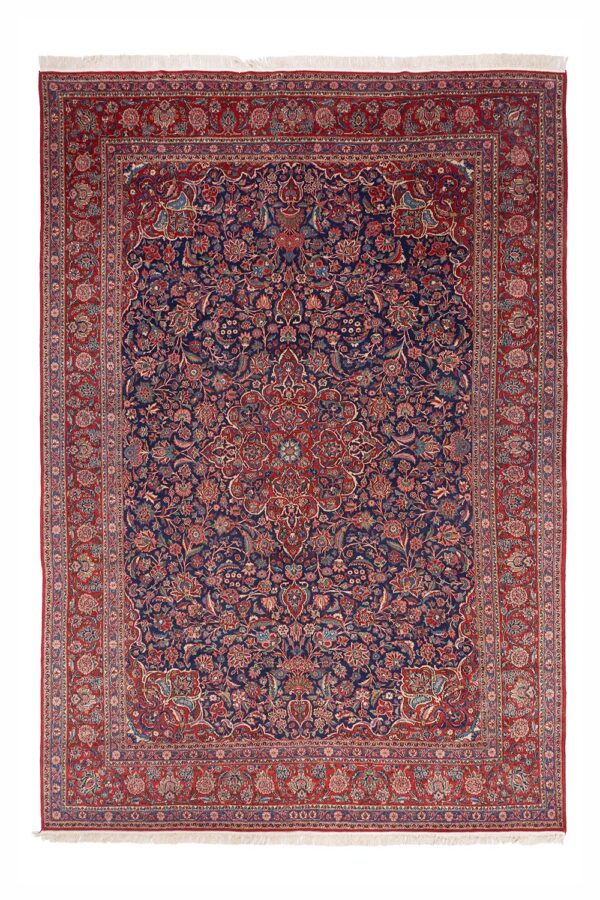 Antique Persian Kurk Kashan - Aura