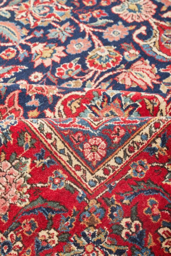Antique Persian Kurk Kashan - Aura
