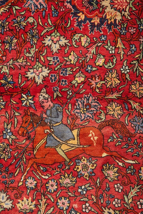 Antique Persian Isfahan - Shikargah