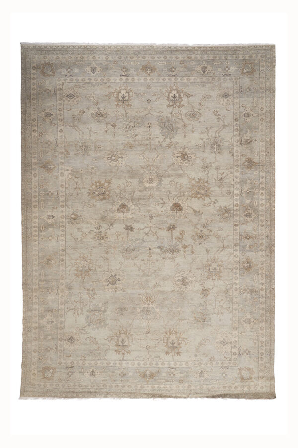 Transitional Oushak Revival - Desert Fog