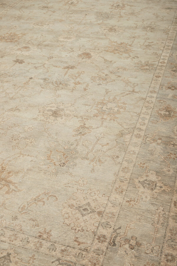Transitional Oushak Revival - Desert Fog
