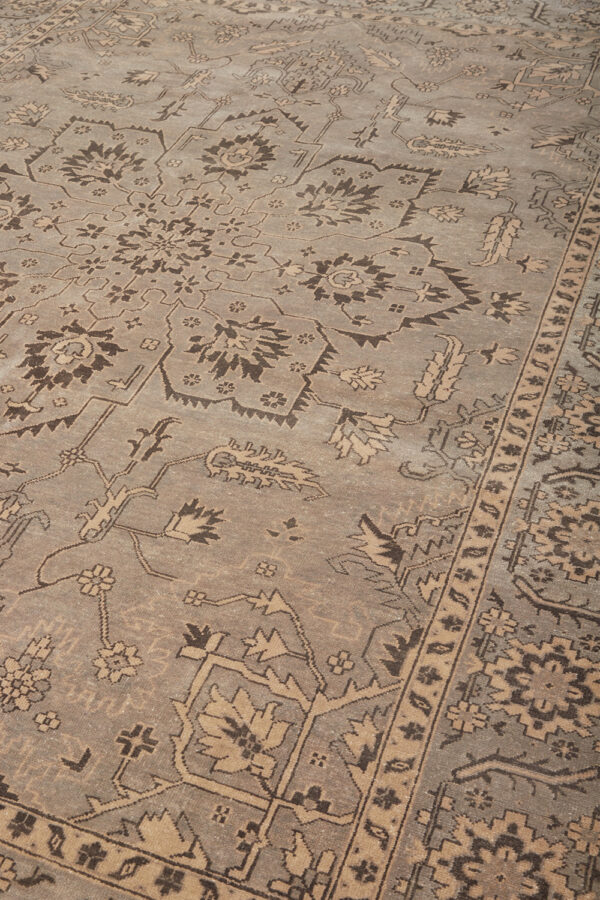 Transitional Oushak Revival - Etched
