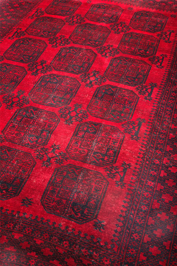 Tribal Afghan Ersari Filpaya - Red Earth
