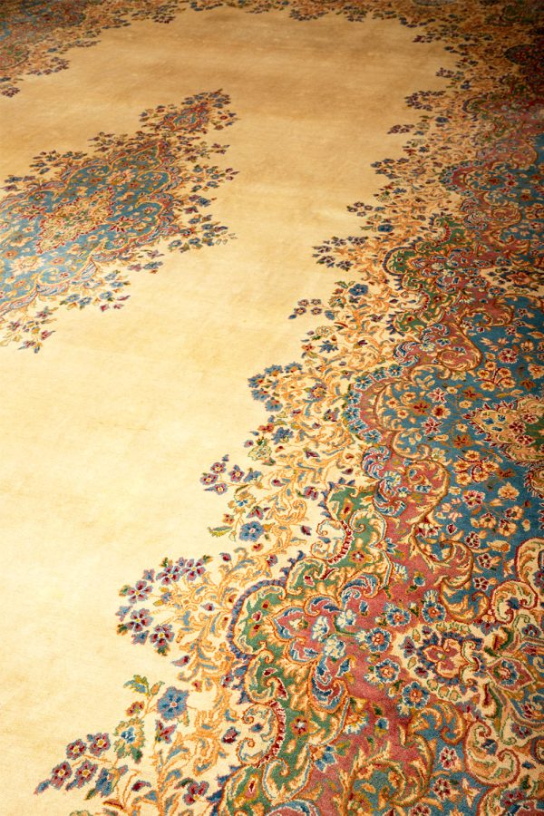 Antique Persian Laver Kerman Aubusson - Aurelle