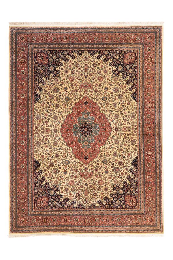 Antique Persian Qum Kapi - Grand Vizier