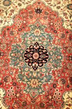 Antique Persian Qum Kapi - Grand Vizier