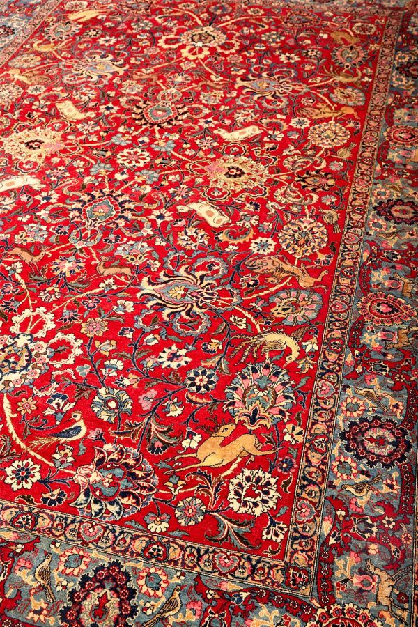 Antique Persian Isfahan Serafian - Zahra
