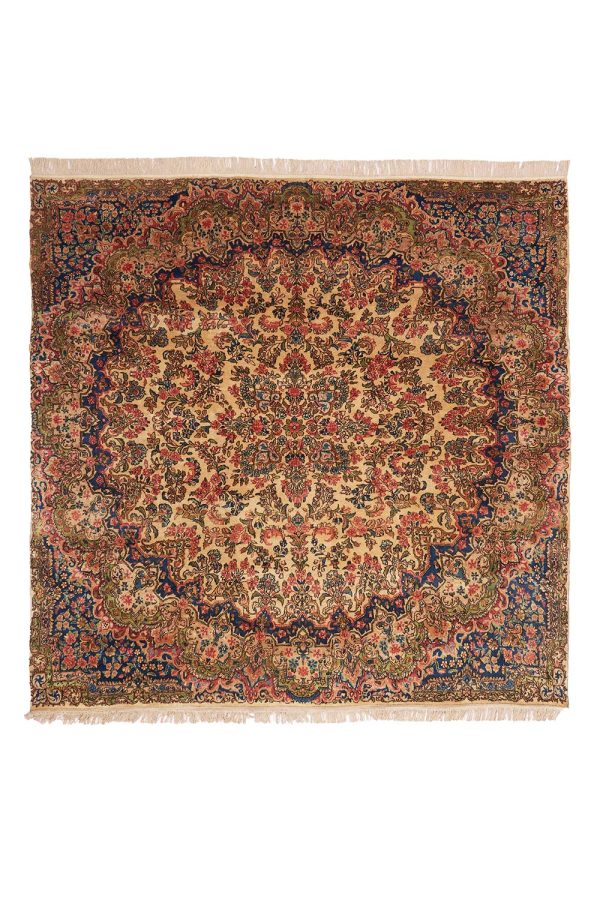 Antique Persian Laver Kerman Aubusson - Shirin
