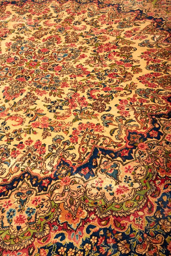 Antique Persian Laver Kerman Aubusson - Shirin