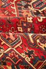 Antique Persian Heriz - Ruby