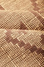 Moroccan Leather Taureg Flat Weave - Diamonds