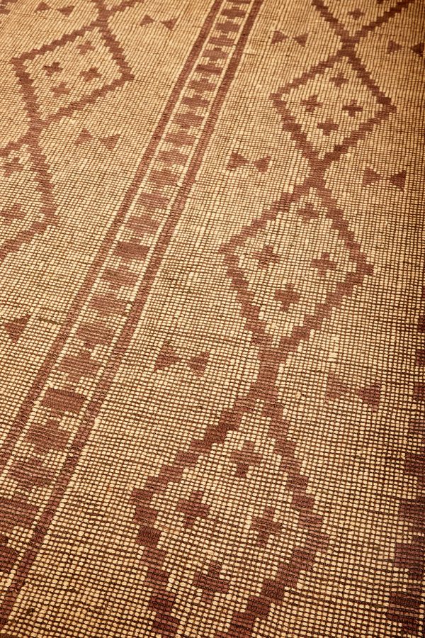 Moroccan Leather Taureg Flat Weave - Knots