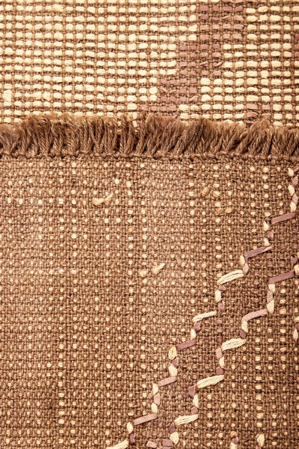Moroccan Leather Taureg Flat Weave - Knots