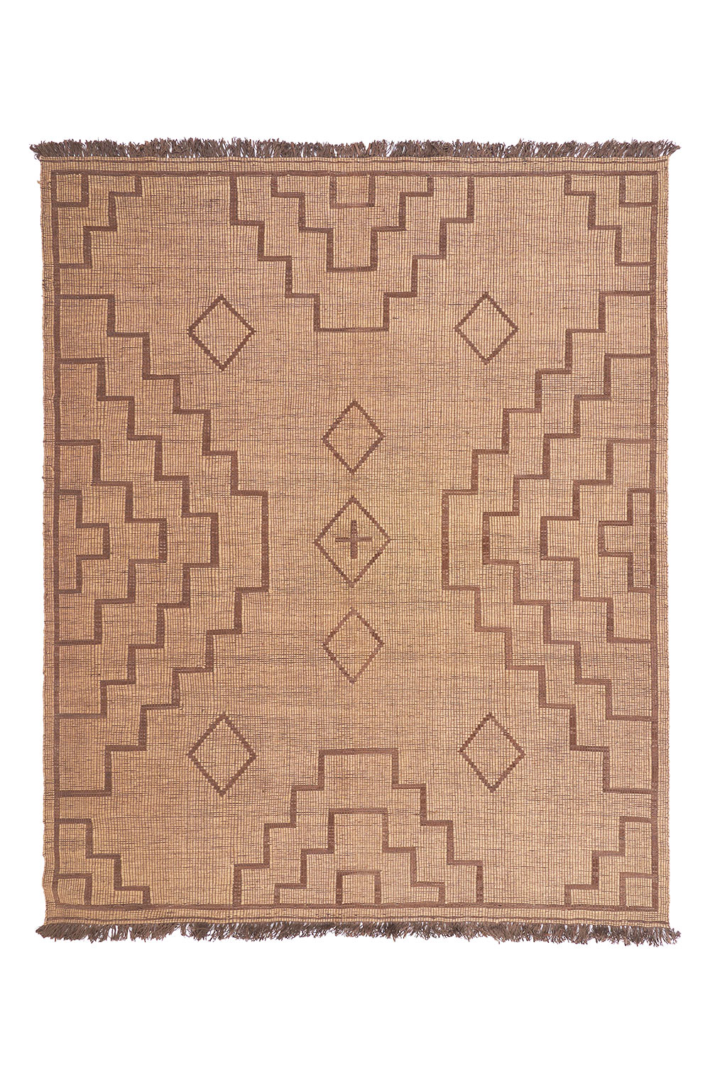 Moroccan Leather Taureg Flat Weave – Pyramid