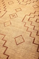 Moroccan Leather Taureg Flat Weave - Pyramid