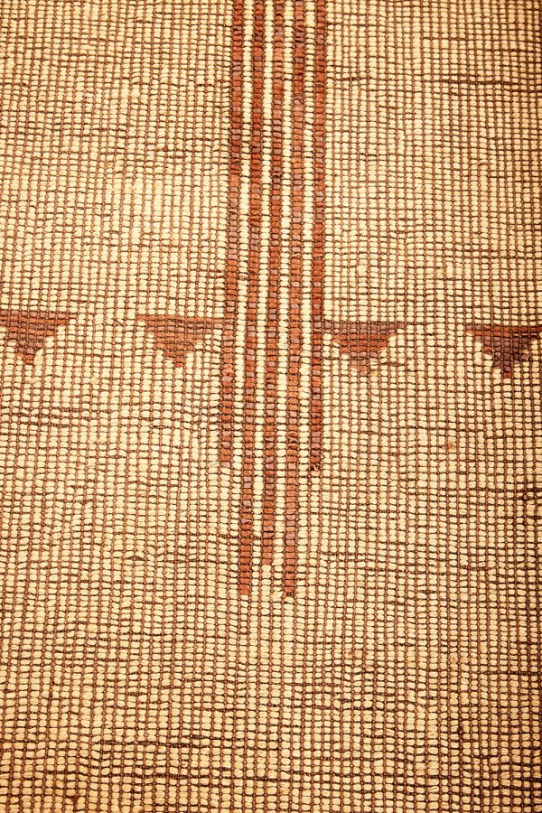 Moroccan Leather Taureg Flat Weave - Mountain