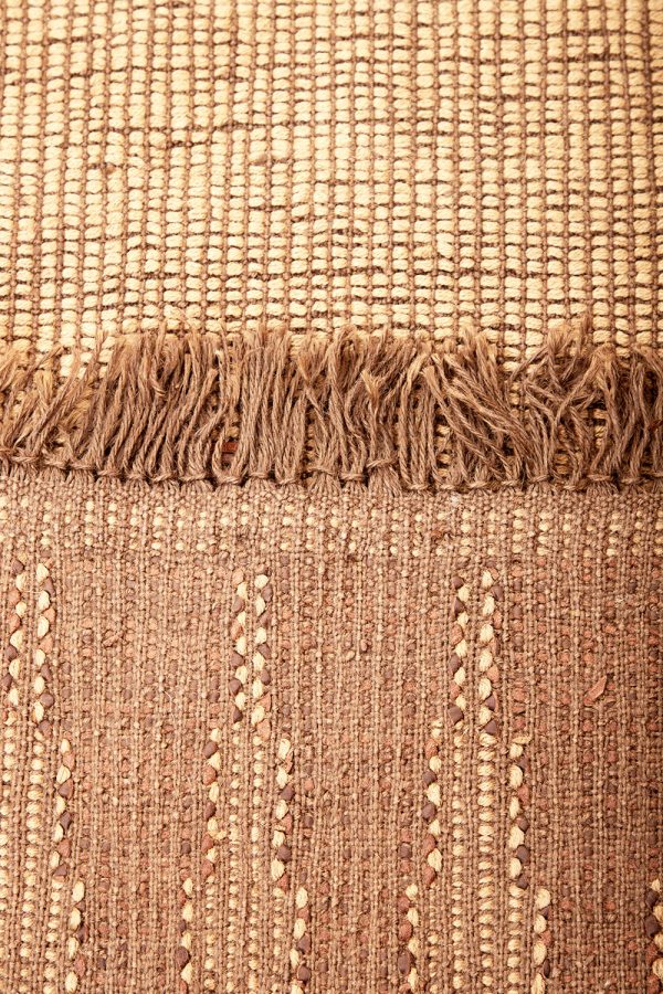 Moroccan Leather Taureg Flat Weave - Mountain