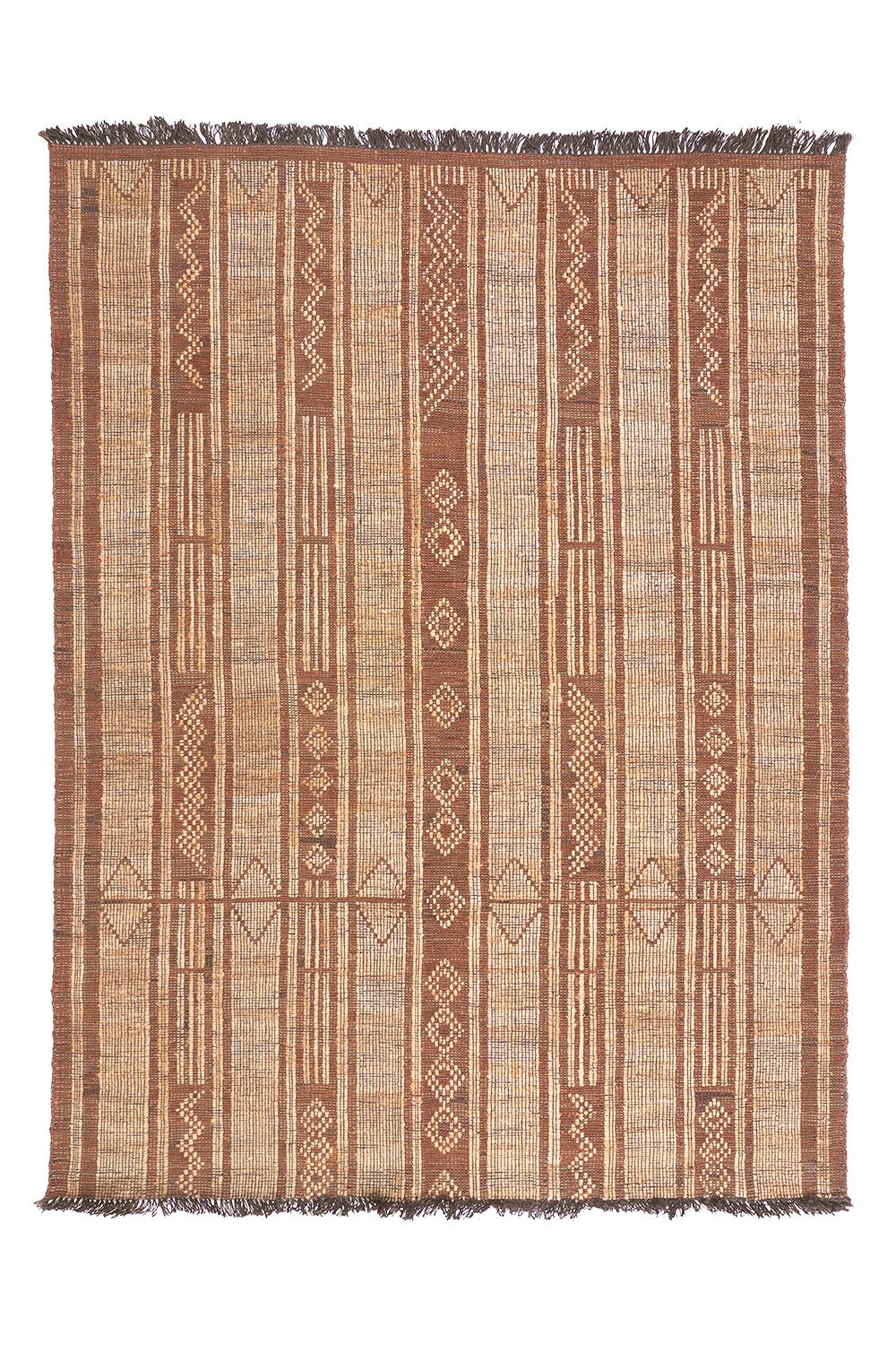 Moroccan Leather Taureg Flat Weave – Symbols