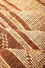 Moroccan Leather Taureg Flat Weave - Symbols