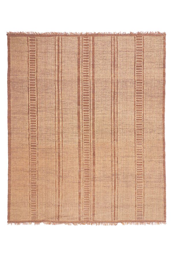 Moroccan Leather Taureg Flat Weave - Straightline