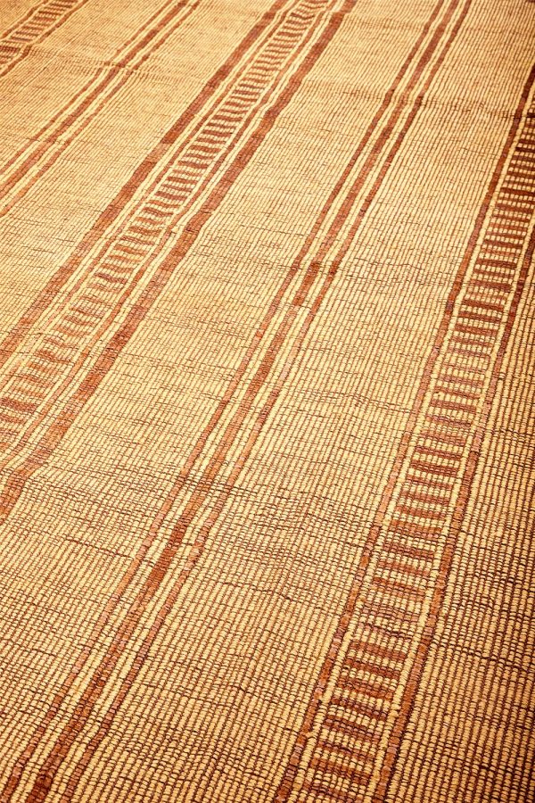Moroccan Leather Taureg Flat Weave - Straightline