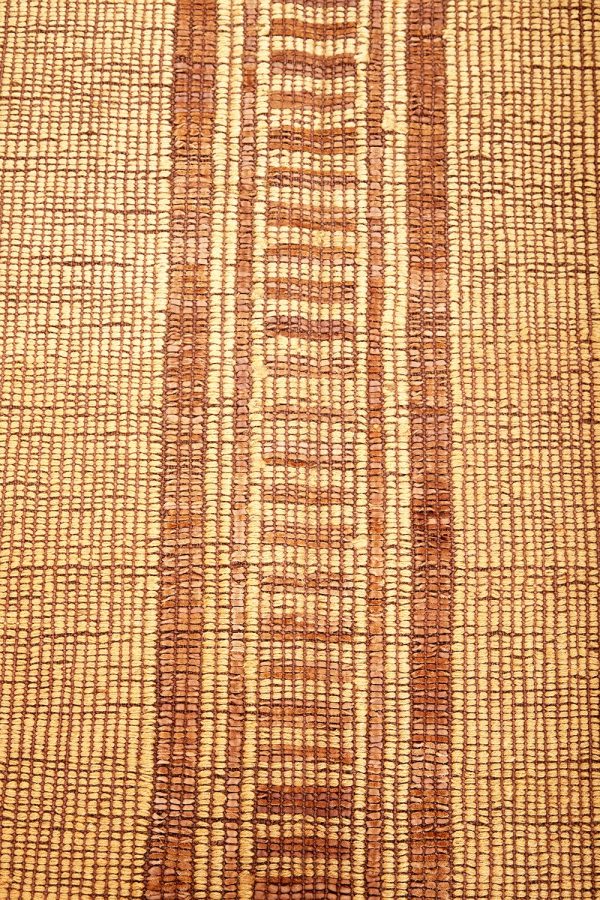 Moroccan Leather Taureg Flat Weave - Straightline