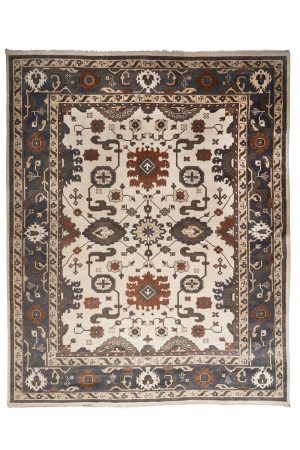 Transitional Oushak Revival - Olive