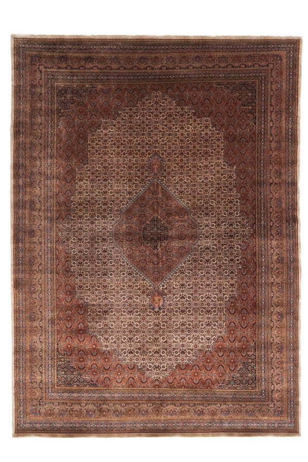 Persian Bidjar Revival Mahi Fish Design - Scroll