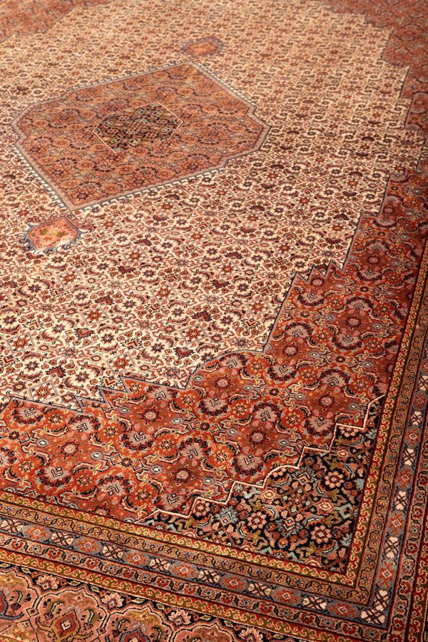 Persian Bidjar Revival Mahi Fish Design - Scroll