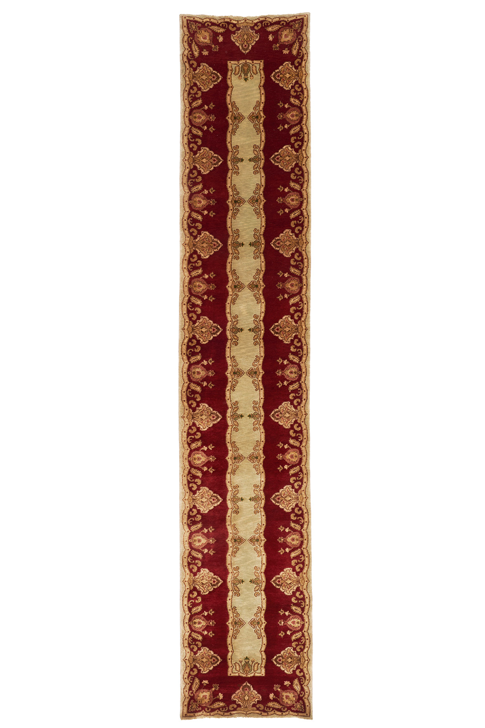 Aubusson Revival Runner – Scarlet