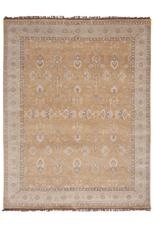 Transitional Oushak Revival - Golden