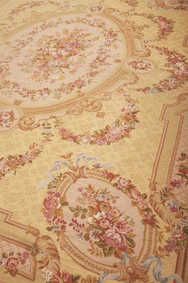 French Aubusson Needlepoint Tapestry - Glory