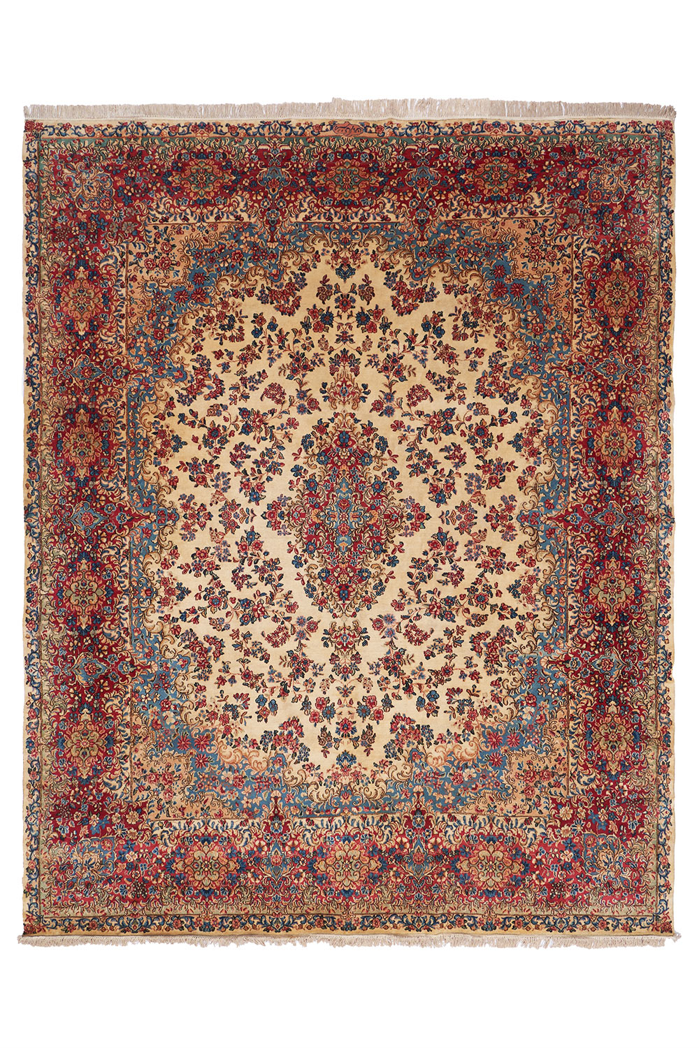Antique Persian Laver Kerman Aubusson - Epic