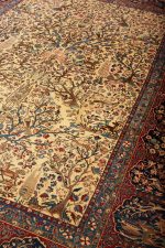 Antique Persian Kashan Garden Of Paradise - Canvas